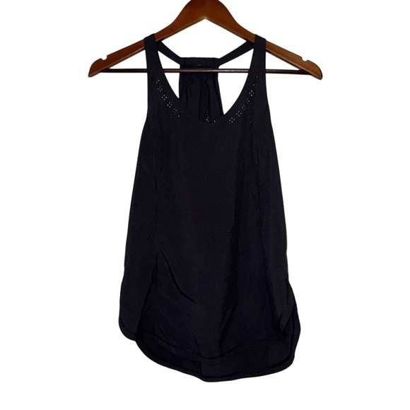 lululemon athletica Tops - Lululemon Black Racerback Tank Top